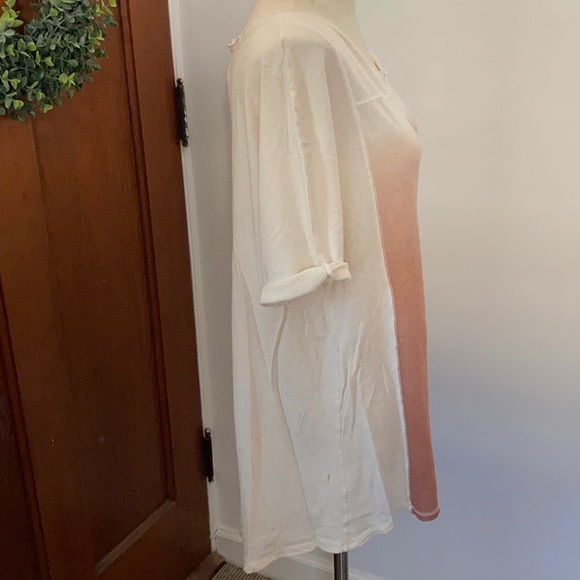 Free people terracotta ombré box tee - Picture 2 of 4